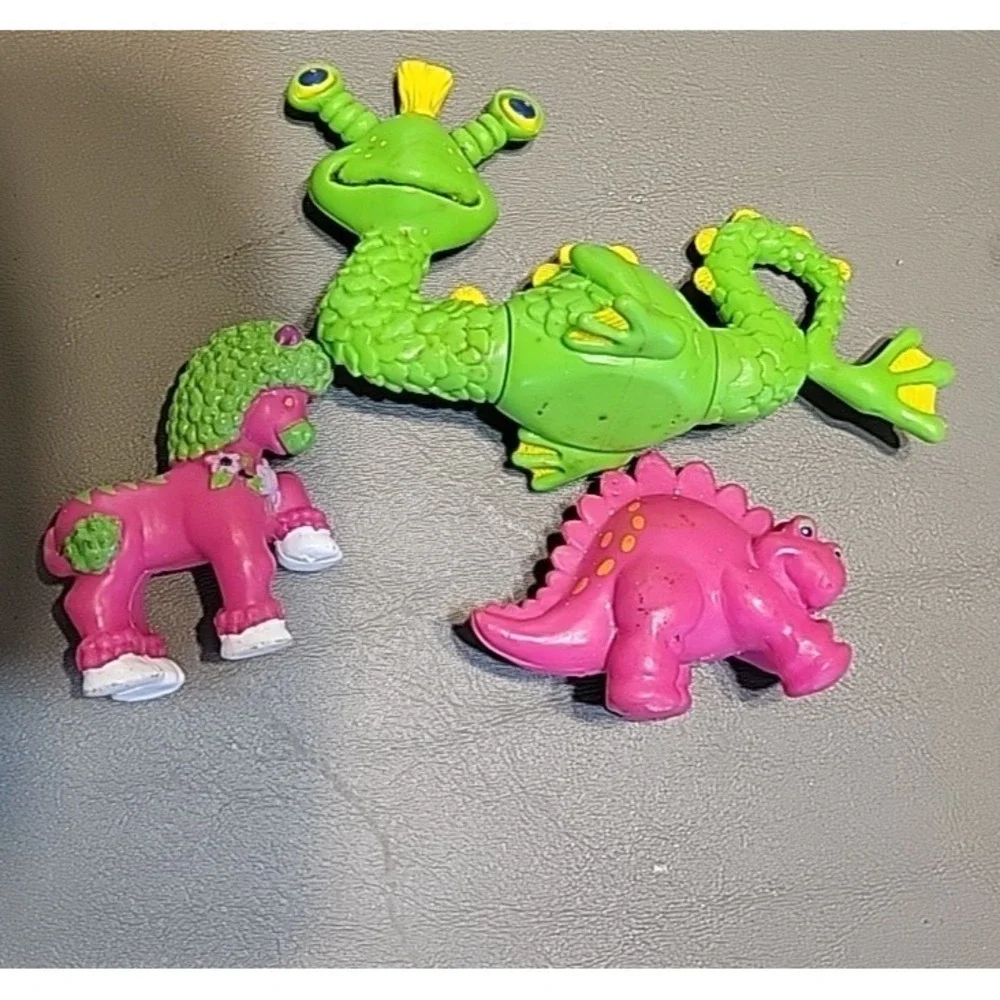 Vtg‎ Lot McDonald's Happy Meal Toy Mix 'em Up Monsters Corkle 1988